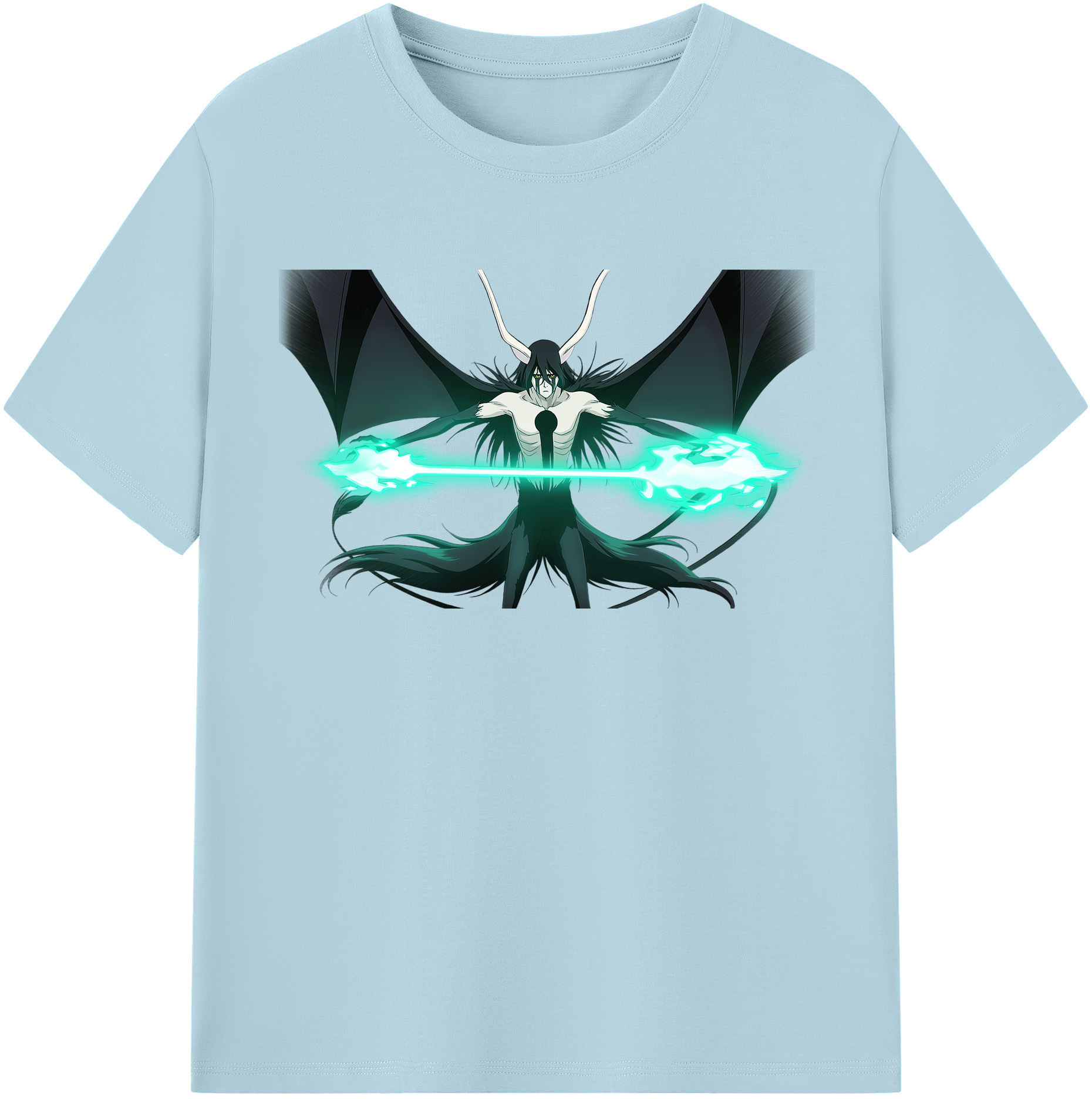（画像用） ブリーチ ウルキオラ·シファー BLEACH Ulquiorra cifer 綿100％半袖Tシャツ（フロントプリント）